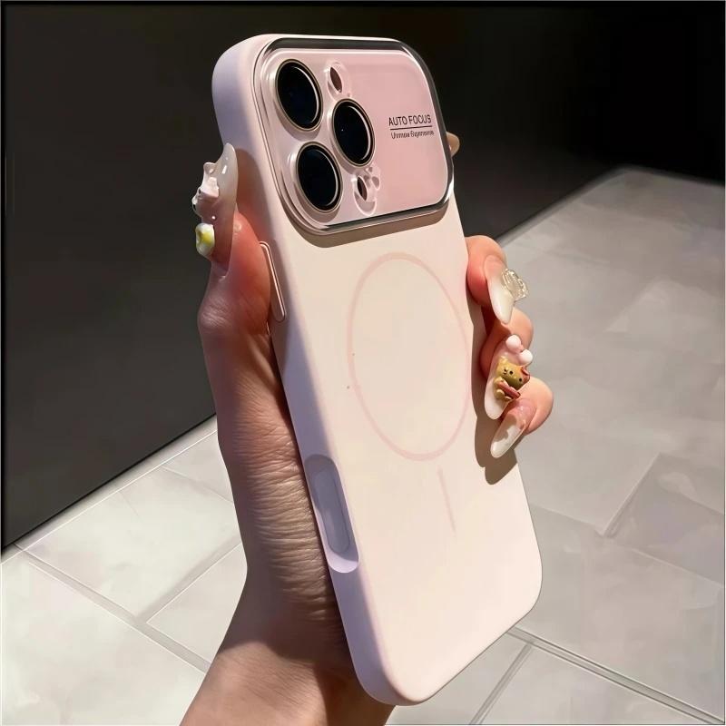 Для iPhone 17 Air Pro Max Роскошный Жидкий Магнитный Силиконовый Чехол-Бампер MagSafe Для iPhone 14 15 16 17 Защитная Крышка для Камеры