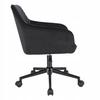 Napoli Armchair, Black, On A Black Base