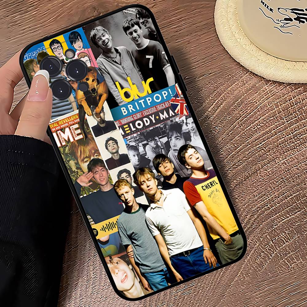 Чехол для телефона Rock Band B-Blur для IPhone 16 Pro Max 15 17 Plus 14 13 12 Mini 11 Черный Чехол