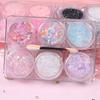 Bling Eye Makeup Stickers: Glitter Stars & Pearlescent Gel Eyeshadow for Fairy Stage Sparkle