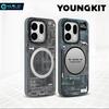 Youngkit Circuit Texture Magnetic Case for OPPO Find X8/9 Shockproof for Find X9 Pro Case Drop Resistant OPPO Case