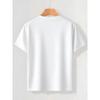 Kids Youth Basketball Motivational Text Distressed Brushstroke Print Crewneck Tee