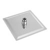 1Pc Modern Square Stainless Steel Rainfall Rain Shower Head Bathroom Top Sprayer