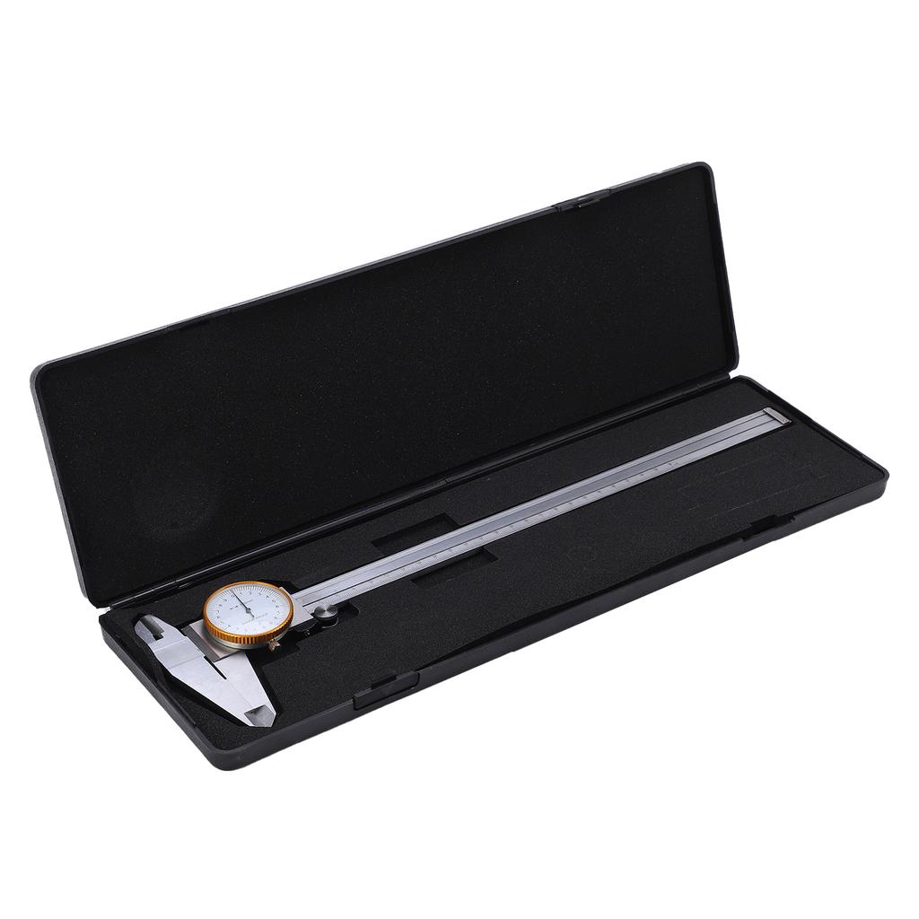 0‑300mm Vernier Caliper with Clear Dial Steel Handheld Measuring Ruler Tool 0.02mm