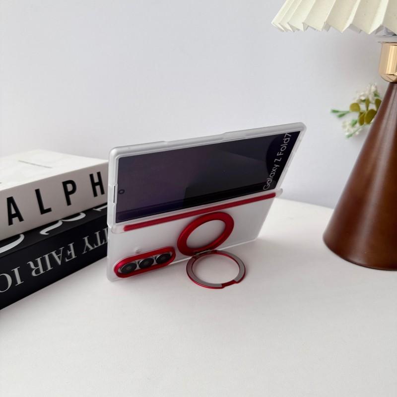 360 Rotating Magnetic Detachable Stand Case Galaxy Z Fold7 With Front Frame Protector Compatible Fold6