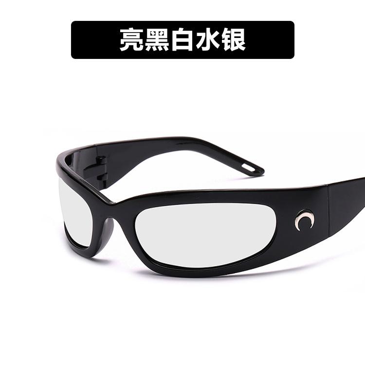 Jin Xiaozhong moon sunglasses new dancing hip hop sunglasses outdoor sports cycling glasses European and American Internet celebrities