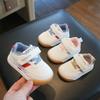 Модная детская обувь 2025 Осень Новые детские кроссовки Простая повседневная обувь для девочек Мягкая подошва Обувь для мальчиков Противоскользящие детские первые шаги