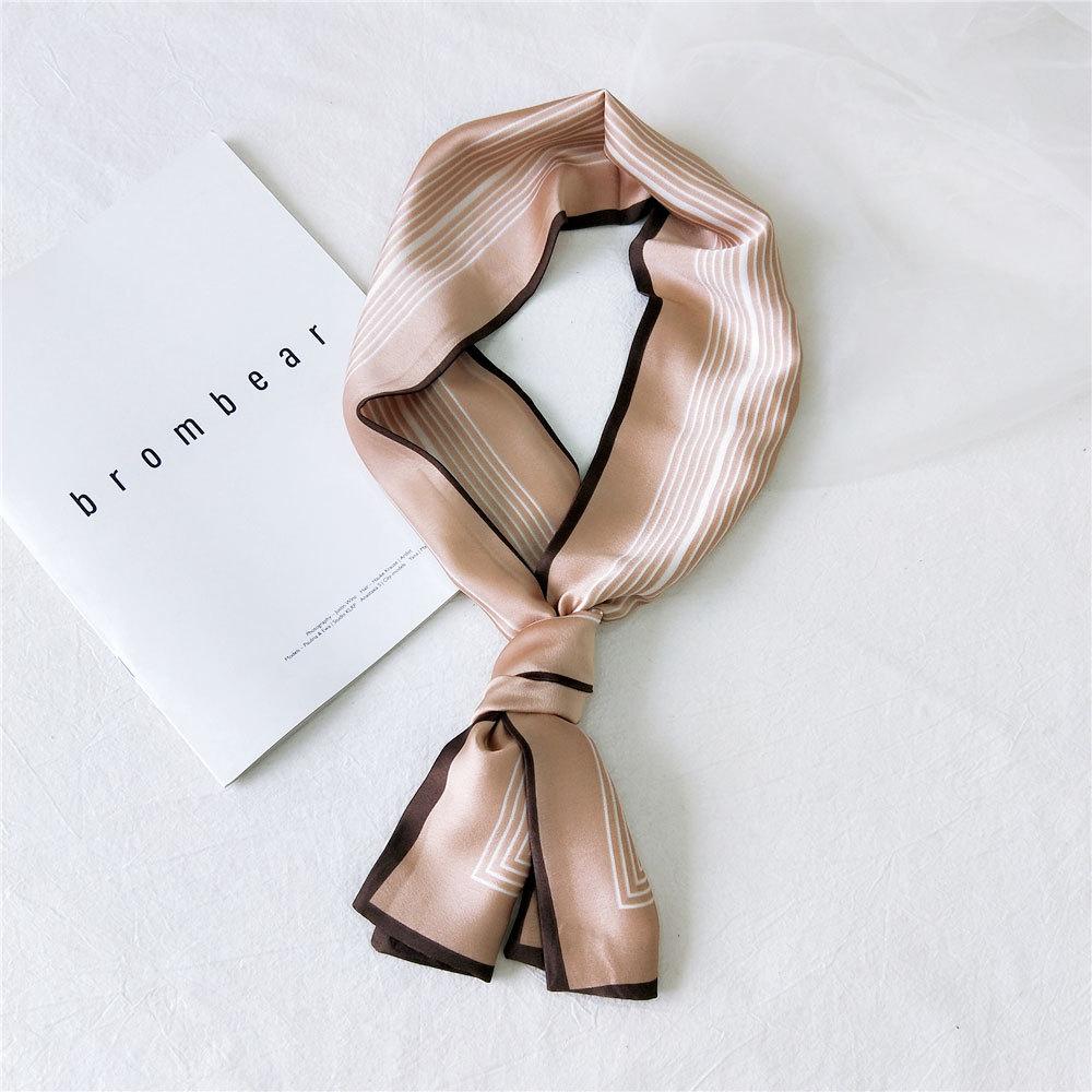 New Scarves Silk Scarves Women'S Spring And Autumn Season Long Decorative Professional Scarves Summer Thin Styles Paired With Shirts Stylish