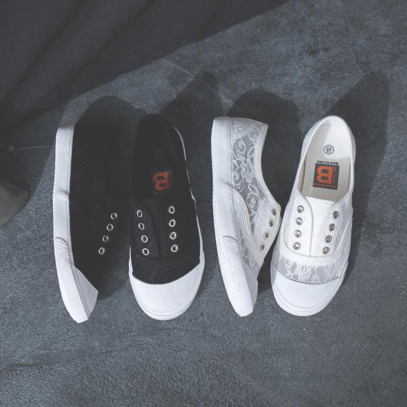 2024 Новые летние кружевные дышащие кроссовки женские туфли удобные повседневные туфли на плоской подошве белые туфли 759