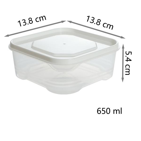 Airtight Freezer & Fridge Storage Box for Meat, Vegetables, and Meal Prep