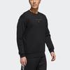 Adidas Sweatshirts Men's Black Crew Neck Moderate Regular GM4413
