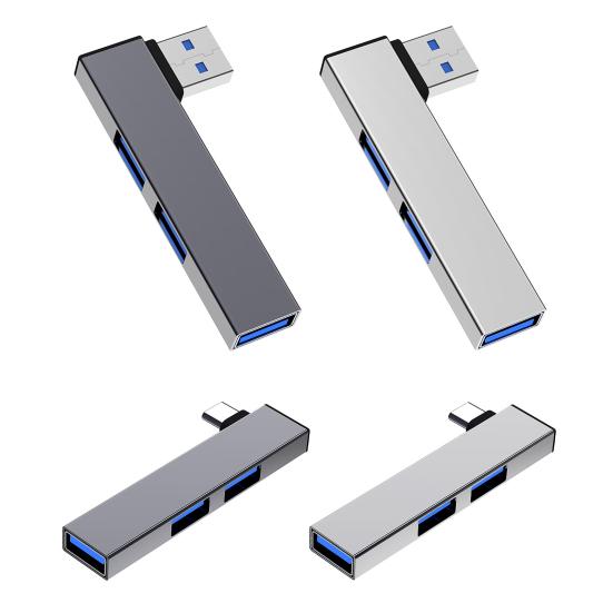 Док-станция для ноутбука с портами USB, быстрое расширение возможностей подключения, компактный дизайн, портативный универсальный концентратор-расширитель