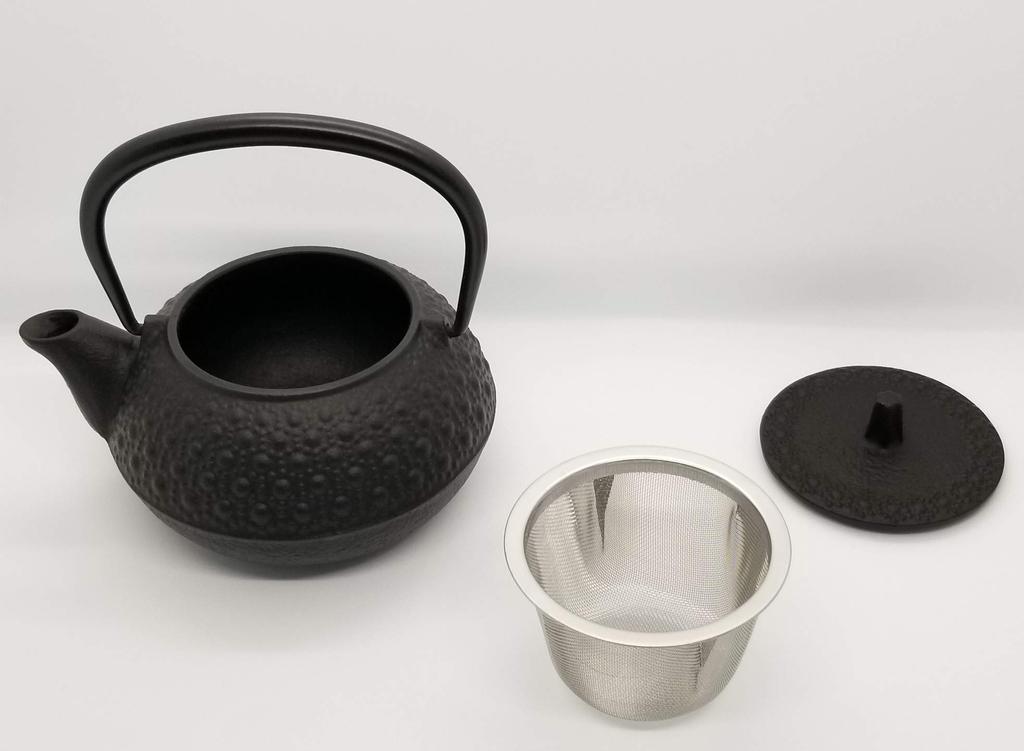 Iwachu Iron Type New Tortoiseshell No Suitable for Direct Nanbu 12803 Teapot/Kettle Container, 3, Design, Black, 0.32L, Enamel, Heat, Ironware,