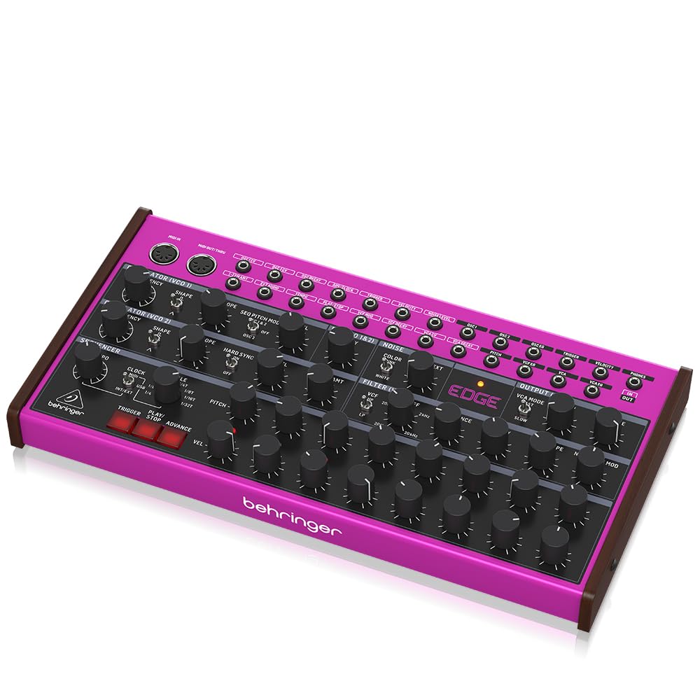 Behringer EDGE Аналоговый перкуссионный синтезатор с секвенсором и поддержкой MIDI Полумодульный Встроенный MIDI/USB