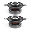2pcs Car Audio Coaxial Speakers 3.5" 200W Coaxial Speakers Tweeter Stereo Music Hi-Fili Loudspeaker for Auto Audio System