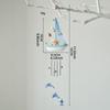 Музыка Ветра Уличный Морской Парусник Подвесное Украшение для Патио Балкона в Морском Стиле