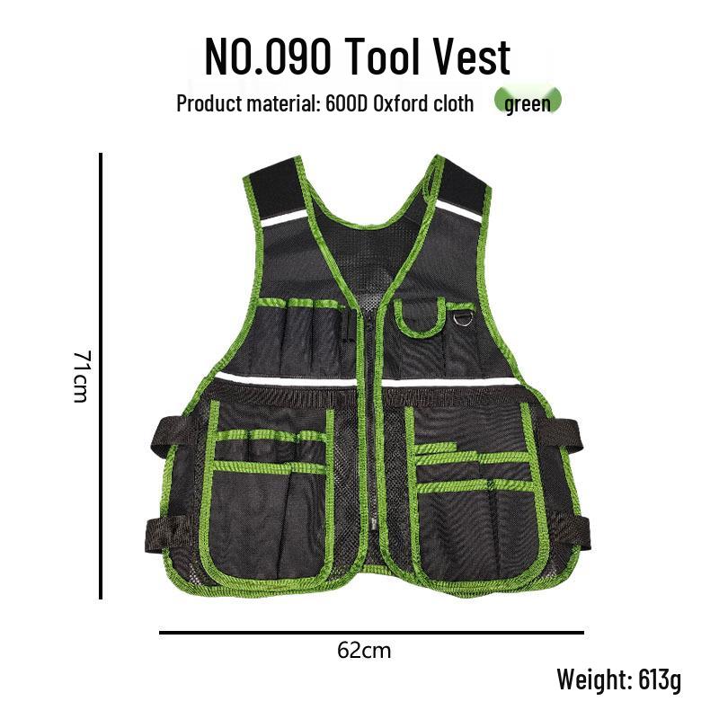 Светоотражающий рабочий жилет Penggong для электриков, плотников и ландшафтных дизайнеров
