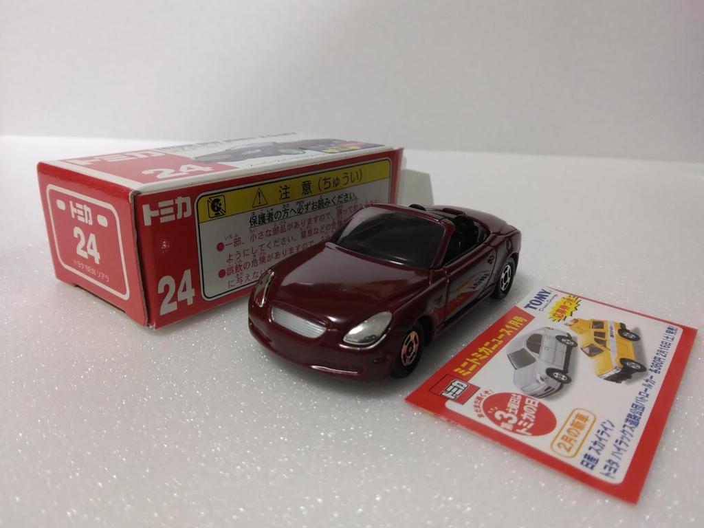 Tomica Toyota NEW Soarer №24 масштаб 1/61, литая модель,