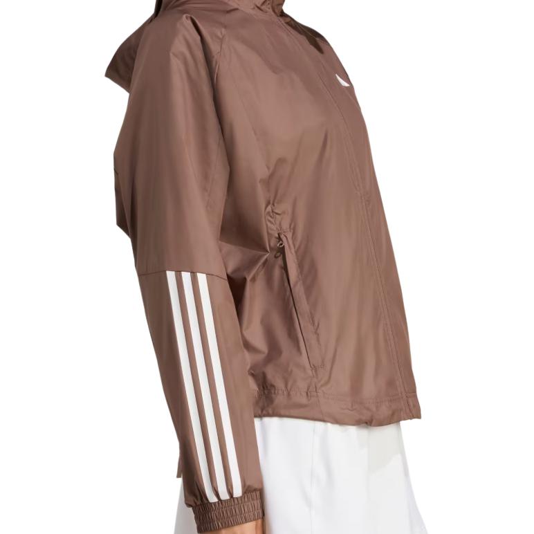 adidas Ветровка Wind.RDY Hyperglam Свободного кроя Ветрозащитная Дышащая Удобная Куртка на молнии с рукавами «летучая мышь» и длинными рукавами Женская куртка JX7381