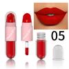 Double Head Matte Lipstick Lip Gloss Red Lipstick Waterproof Long Lasting For Halloween Masquerade COSPLAY Party Makeup Valentine's Day Gifts