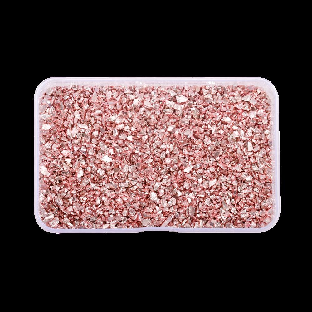 Набор для дизайна ногтей из цветного нерегулярного стеклянного гравия своими руками