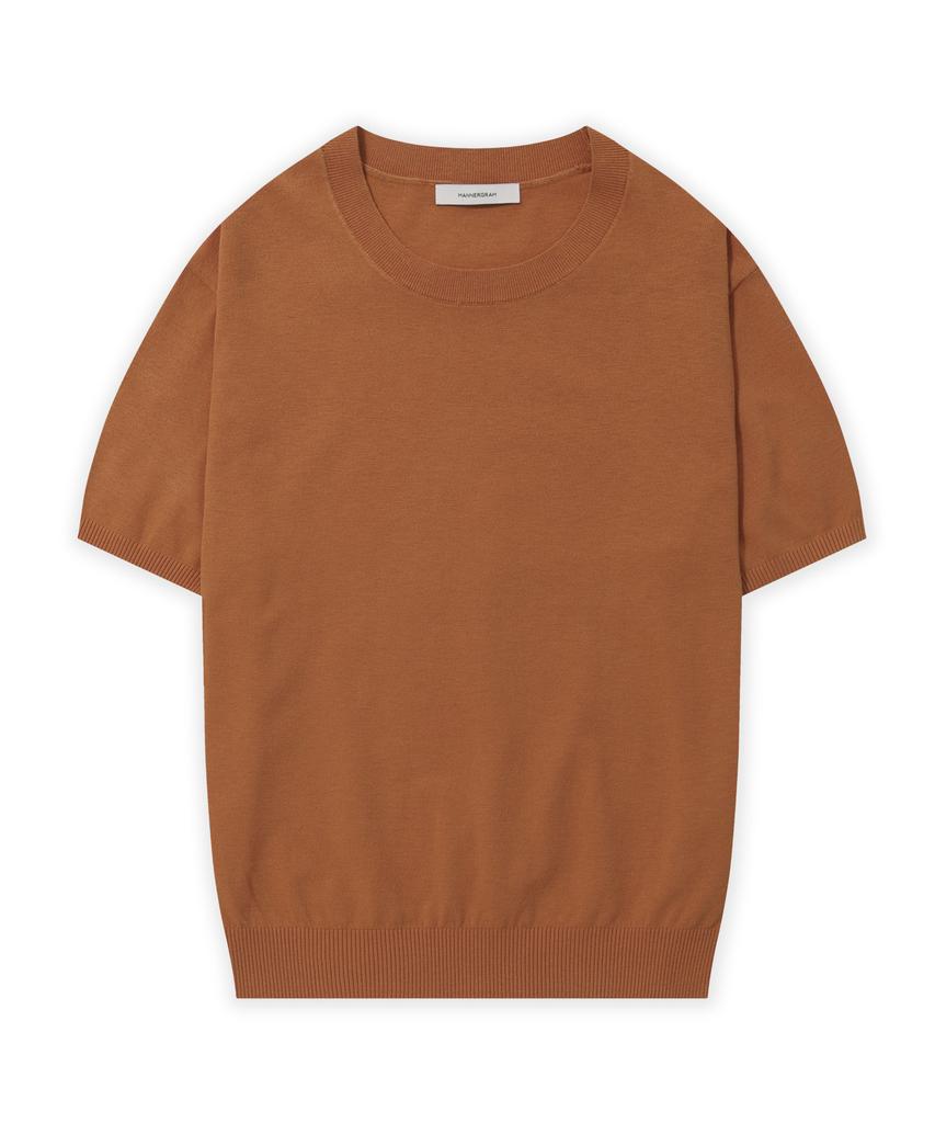 MANNERGRAM Technova Solis Round Short Sleeve Knit - 6 Colors (Type A)