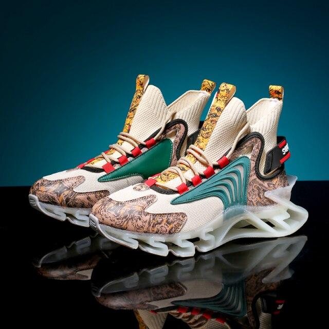 Мужские кроссовки для тенниса, роскошные дышащие повседневные туфли на шнуровке, кроссовки для баскетбола, модные нескользящие кроссовки для бега для мужчин