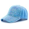 Новая женская кепка с бриллиантовой инкрустацией, простая простая бейсболка, женская регулируемая повседневная уличная модная кепка, модная кепка