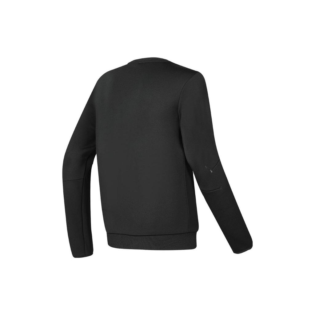 Fila Свитшот мужской фитнес с принтом букв, пуловер, глубокий черный A11M341210F-BK