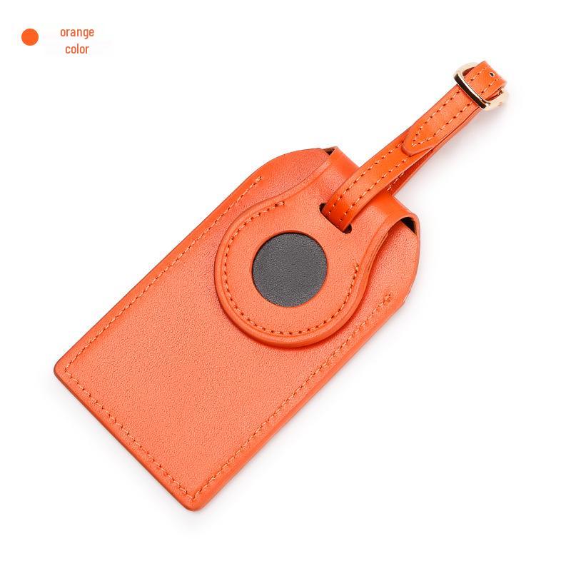 Бирка для багажа из натуральной кожи и трекер Apple AirTag: Идентифицируйте сумки со стилем