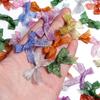 50 шт. 4*3,5 см Атласные Банты из Лент Разноцветные Ручной Повязки Для DIY Рождественской Вечеринки Одежды Головных Уборов Подарков Декорации Аксессуары