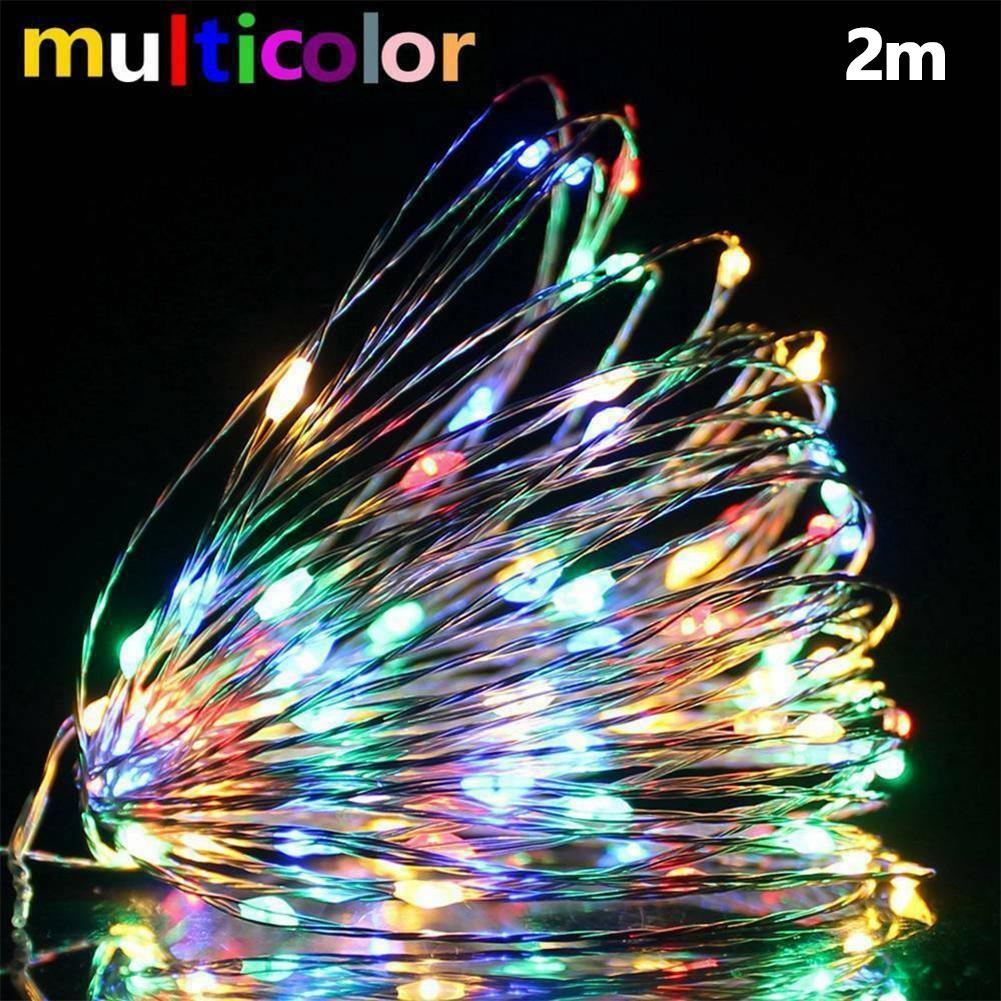 Гирлянды из медной проволоки с питанием от USB и холодным белым или теплым белым светом