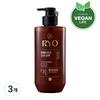 Ryo Heukwoon Volume & Hair Root Strengthening Functional Shampoo Woody Scent, 480ml, 3 Packs
