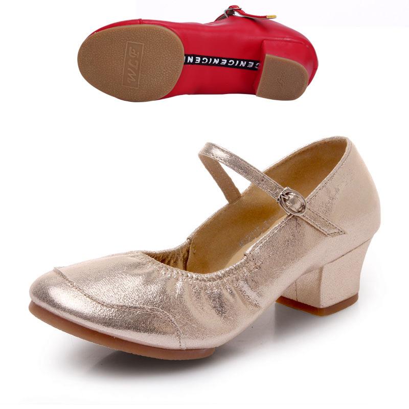Кожаные туфли для латинских танцев женские взрослые мягкие подошвы танго стандартные танцевальные туфли современные туфли