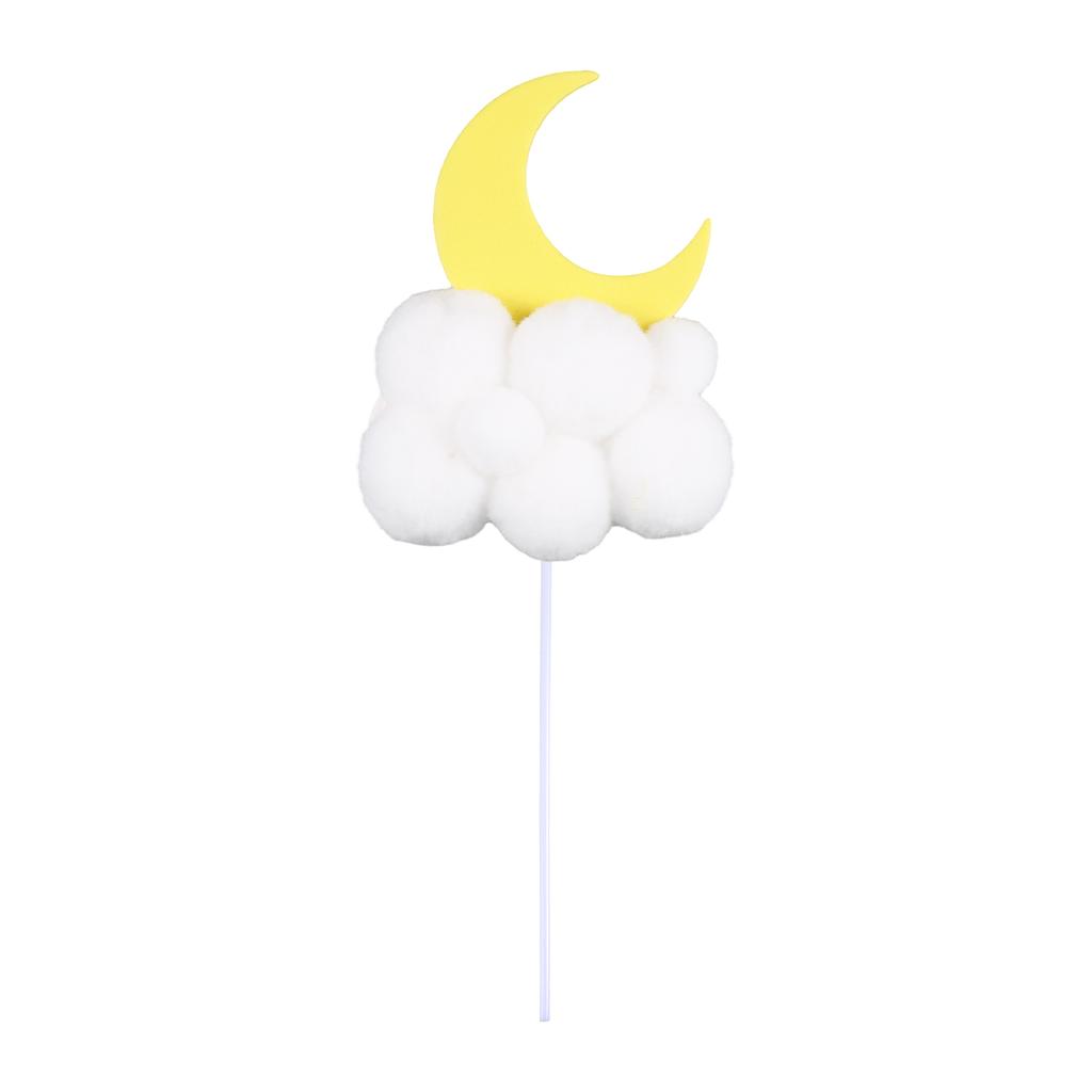 Beautiful Clouds Cake Topper For Birthday Party Decor Cake Decoration Happy Birthday Cupcake