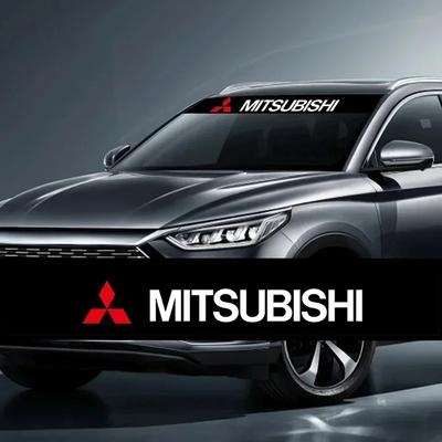 Новая декоративная наклейка на переднее стекло автомобиля Для Outlander Lancer 10 9 ASX RALLIART Eclipse L200 Pajero Аксессуары