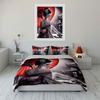 Geisha Art Decorative Set Bedding Set with 1 Duvet Cover 2 Pillowcases Single Double King Queen, Gift