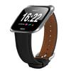 Replacement Strap for Fitbit Versa/Versa Lite/Versa 2 Litchi Texture PU Leather Watch Band with Metal Buckle