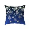 Christmas Theme Snowflake Christmas Decoration Print Pattern Cushion Cover Home Living Room Sofa Decoration Pillow Pillow Cover