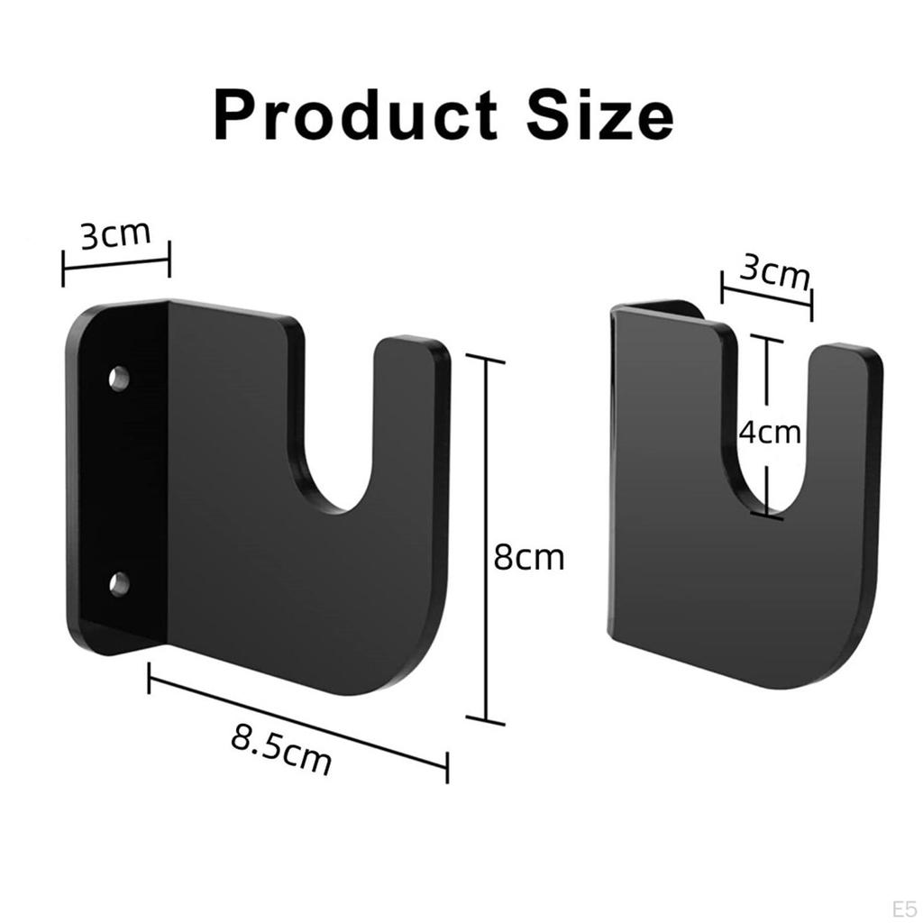 Acrylic Skateboard Wall Mount Hanger Rack Display Holder Stand for