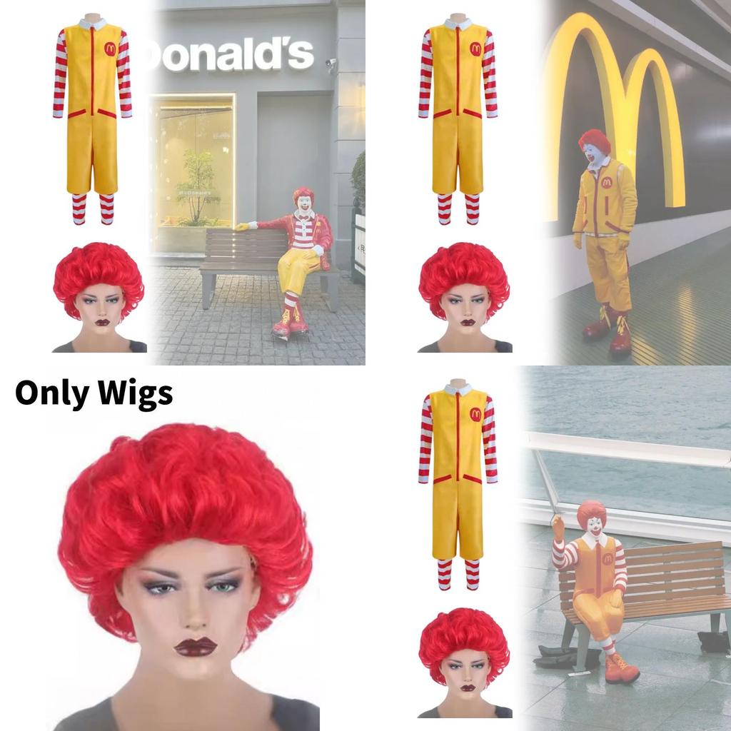 Mcdonalds Uncle Cosplay Costume With Youthful Streetwear Style For Role Play And Events