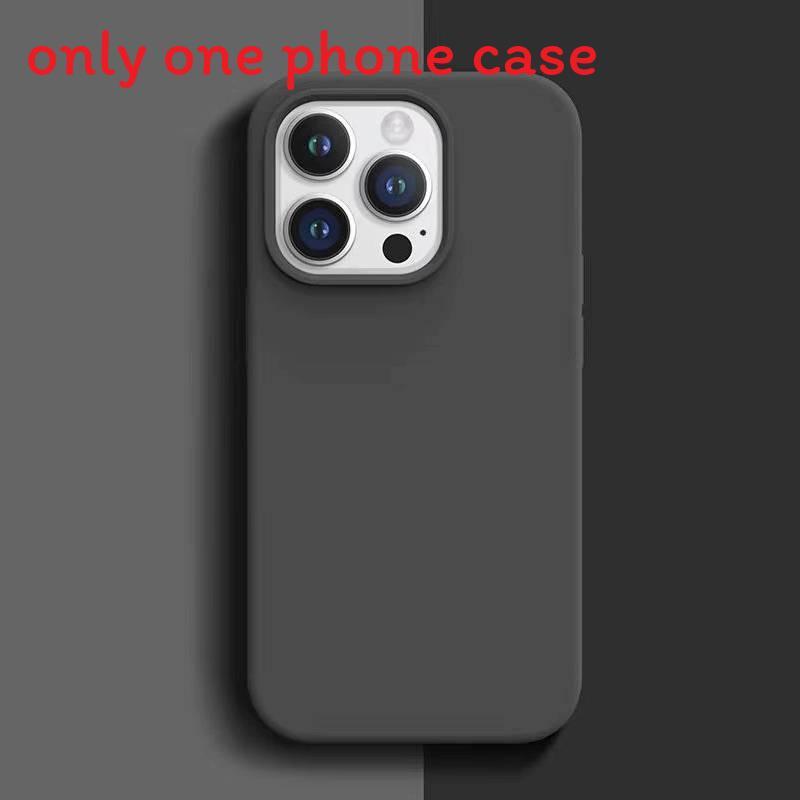 For Iphone14 Pro Silicone Phone Case With Antifingerprint Nonslip Protection For Girls And Teens