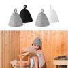 2PCS Sauna Hats Felted Wool Caps Spas Headwear High Temperature Resistant Hat Perfect for Steam Baths and Showers