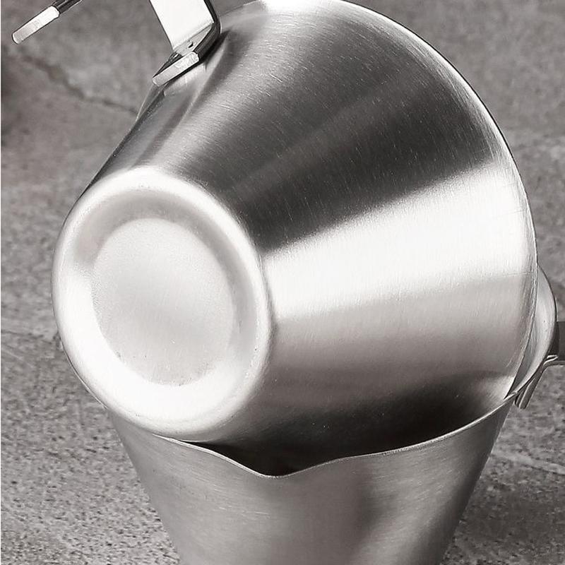 100 мл чашка для экстракции эспрессо из нержавеющей стали 304 с направляющим носиком практичная чашка для унции кухонные аксессуары для кафе