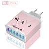 3.1A USB Fast Phone Charger Adapter 6 In1 Mulit Plug Travel Charger For iPhone 13 12 Samsung Xiaomi QC3.0 Quick Charger