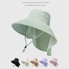50+ UPF Wide Brim Sun Hat Anti-UV Women Bucket Hats Adjustable Sun Protection Hat Safari Cap