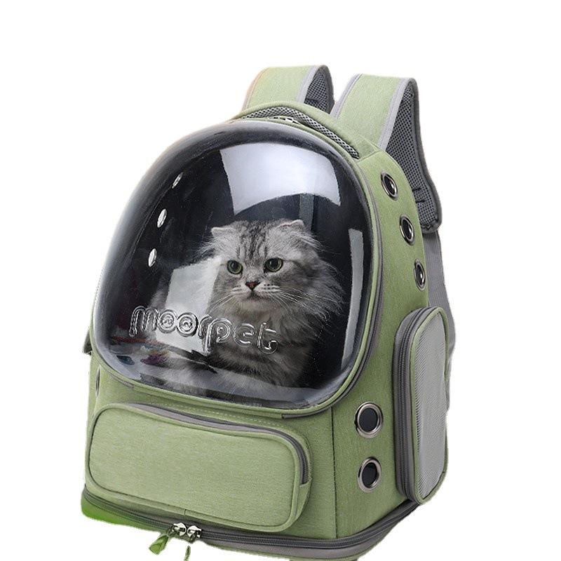 Pet Cat Backpack Pet Backpack Portable Outdoor Cat Travel Shoulder Bag Bag Cat Backpack Large Capacity Breathable Pet Suppli