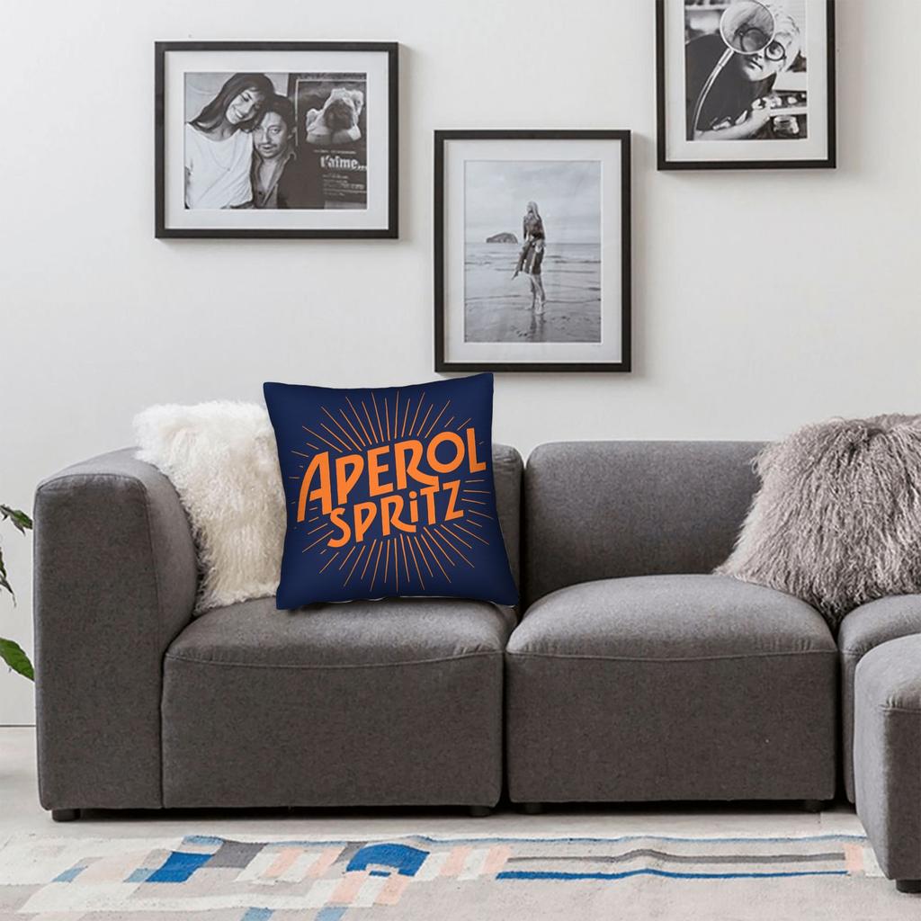 Aperols Spritz Pillow Case Comfy Pillow Cover For Living Room Sofa Fashion Pillowcases