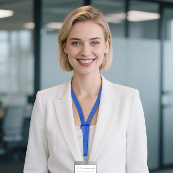 2Pcs Plain Fabric Pen Lanyards with Pen Glasses Holder Anti-Loss Student ID Badge Lanyard Practical Work Lanyard for Doctors Nurses Teachers