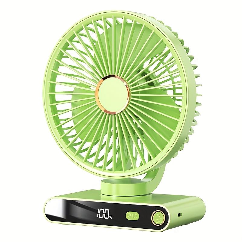 Desktop Desk Fan, Adjustable Up and Down Wind Angle,USB Fan,Hanging and Standing Fan,Built In Battery, Portable for Camping Outdoor,Washable Fan Cover